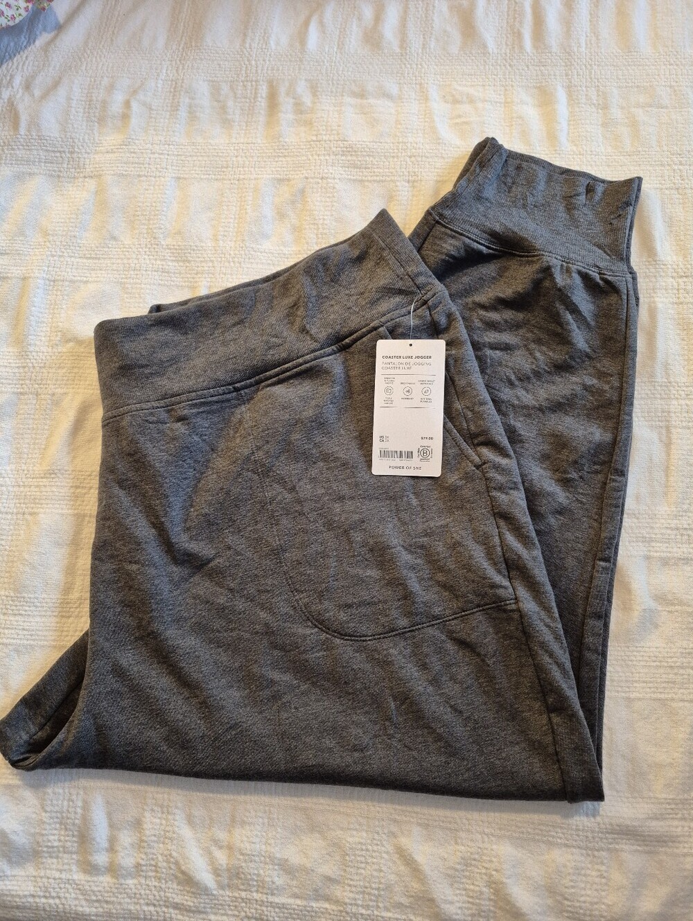 Athleta women's 3X Coaster Luxe Jogger gray NWT
